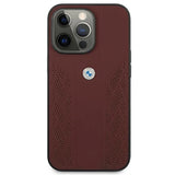 Etui BMW BMHCP13LRSPPR iPhone 13 Pro/13 6,1" rød/rød hårdkasse Læder Curve Perforat