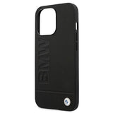 Etui BMW BMHCP13XSLLBK iPhone 13 Pro Max 6,7" sort/sort hårdkasse Signatur Logo Aftryk