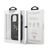 Guess GUHCP13L4GMGGR iPhone 13 Pro / 13 6.1" grå/grå hardcase 4G Big Metal Logo