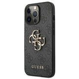 Guess GUHCP13X4GMGGR iPhone 13 Pro Max 6.7" grå/grå hardcase 4G Big Metal Logo