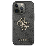 Guess GUHCP13X4GMGGR iPhone 13 Pro Max 6.7" grå/grå hardcase 4G Big Metal Logo