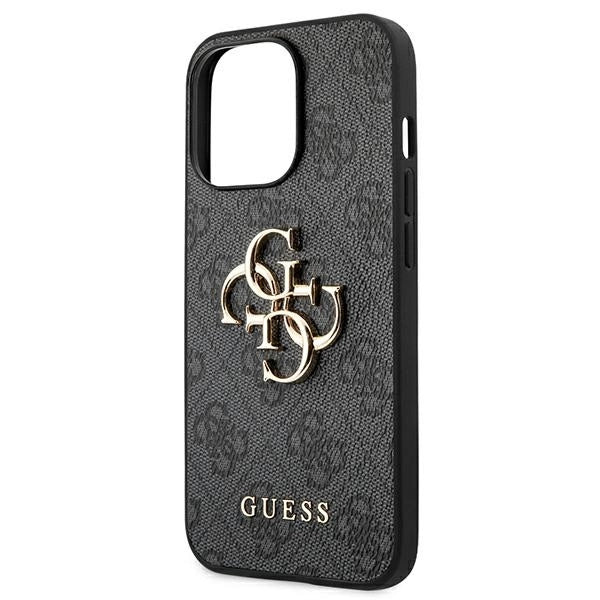 Guess GUHCP13X4GMGGR iPhone 13 Pro Max 6.7" grå/grå hardcase 4G Big Metal Logo