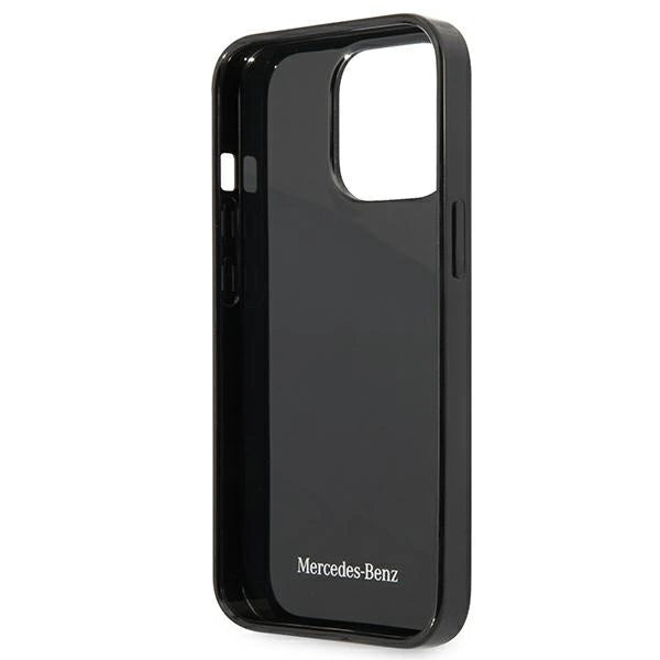 Mercedes MEHCP13LESPBK iPhone 13 Pro / 13 6,1" sort/sort hardcase Silver Stars mønster