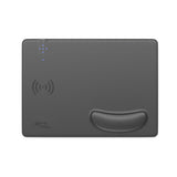 prio Hurtig trådløs opladningsmusemåtte 15W (USB C) grå