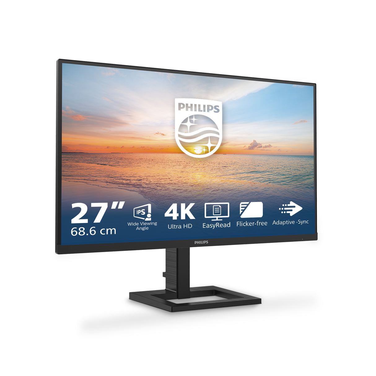 Philips 1000 series 27E1N1900AE/00 LED display 68,6 cm (27") 3840 x 2160 pixel 4K Ultra HD LCD Sort