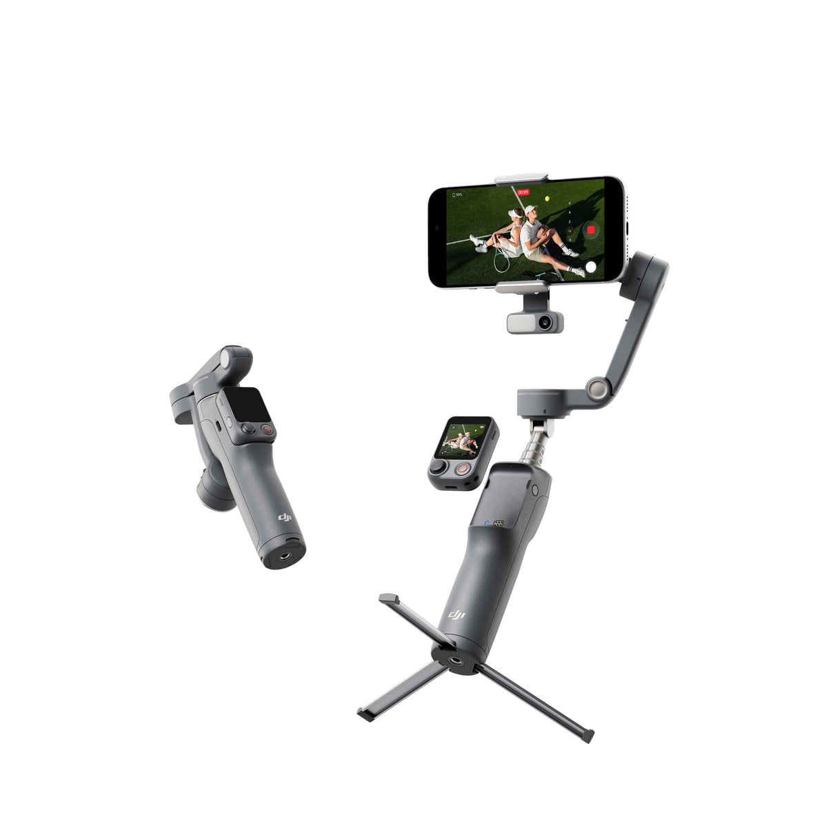 DJI Osmo Mobile 8P Advanced Tracking Combo Smartphone kamera stabilisator Sort