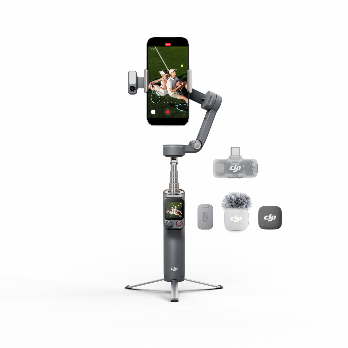 DJI Osmo Mobile 8P Creator Combo Smartphone kamera stabilisator Sort