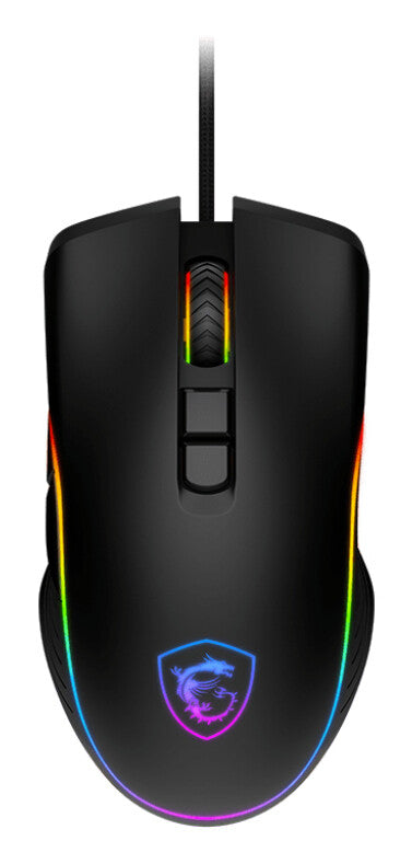 MSI FORGE GM300 mus Spil Ambidextrous USB Type-A Optisk 7200 dpi