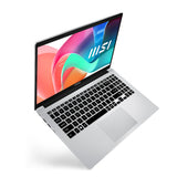 MSI Modern 15 F13MG-430NL Intel® Core™ i5 i5-1334U Laptop 39,6 cm (15.6") Fuld HD 16 GB DDR4-SDRAM 512 GB SSD Wi-Fi 6E (802.11ax) Windows 11 Home Sølv