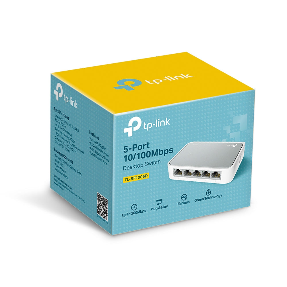 TP-Link TL-SF1005D netværksswitch Ikke administreret Fast Ethernet (10/100)