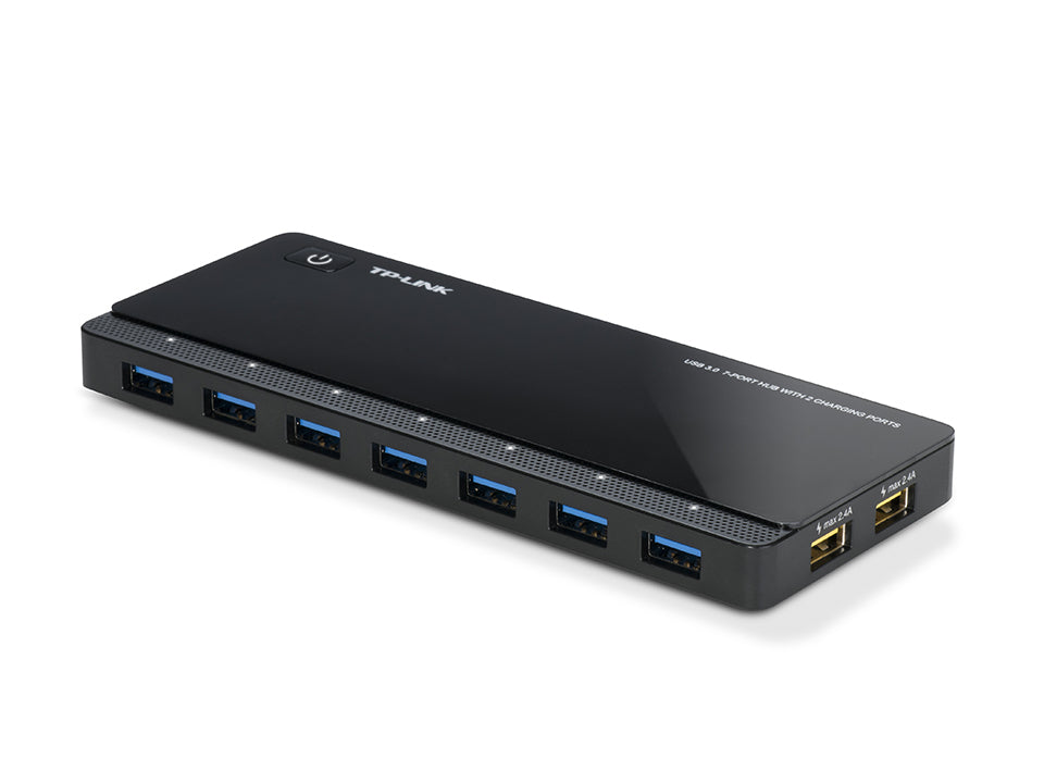 TP-Link UH720 interface hub USB 3.2 Gen 1 (3.1 Gen 1) Micro-B 5000 Mbit/s Sort