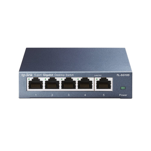 TP-Link TL-SG105 netværksswitch Ikke administreret L2 Gigabit Ethernet (10/100/1000) Sort