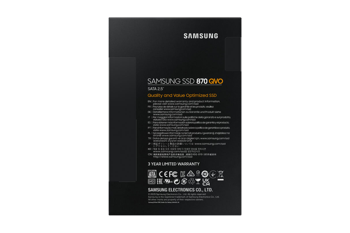 Samsung 870 QVO SSD MZ-77Q4T0BW 4TB 2.5 SATA-600