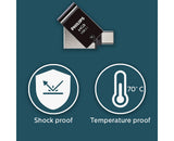 Philips FM64DC152B/00 USB-nøgle 64 GB USB Type-A 3.2 Gen 1 (3.1 Gen 1) Sort, Sølv