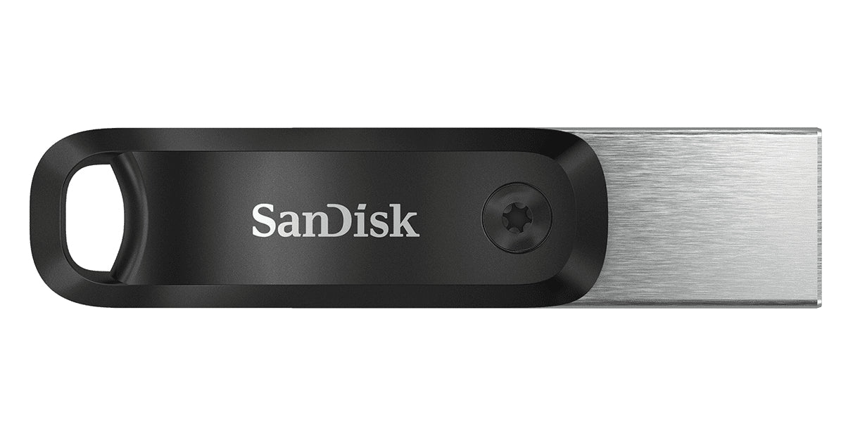 SanDisk iXpand USB-nøgle 64 GB USB Type-A / Lightning 3.2 Gen 2 (3.1 Gen 2) Sort, Sølv