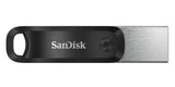 SanDisk iXpand USB-nøgle 64 GB USB Type-A / Lightning 3.2 Gen 2 (3.1 Gen 2) Sort, Sølv