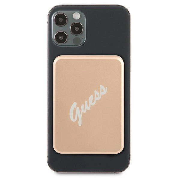 Guess Induktiv Power Bank 5W GUPBMSVSLG 3000mAh guld/guld MagSafe