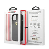 Ferrari FEHCP13SFCABK iPhone 13 mini 5.4" sort/sort hardcase On Track Real Carbon