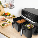 Tefal Easy Fry Dual XXL EY942HE0 fryer Double 11 L Stand-alone 2020 W Hot air fryer Grey