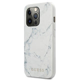 Guess Marble Case til iPhone 13 Pro / 13 - Hvid