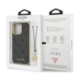Guess GUHCP13XGF4GGR iPhone 13 Pro Max 6.7" grå/grå hardcase 4G Charms Collection