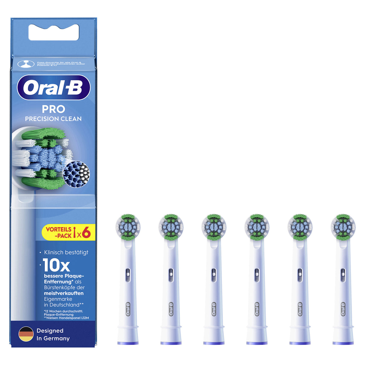 Oral-B Precision Clean 860892 6 stk Hvid