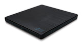 Hitachi-LG Slim Portable DVD-Writer optisk diskdrev DVD±RW Sort