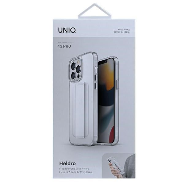 Uniq Heldro fodtøj til iPhone 13 Pro / iPhone 13 - gennemsigtigt