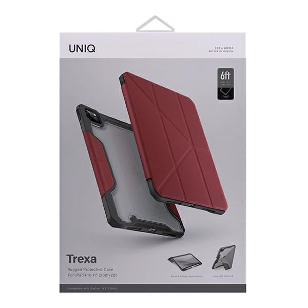 Uniq Trexa-foder til iPad Pro 11'' 2021/2020 - rød
