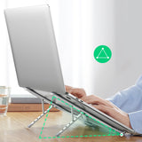 Ugreen sammenklappelig justerbar bærbar computer stativ sølv (LP451)