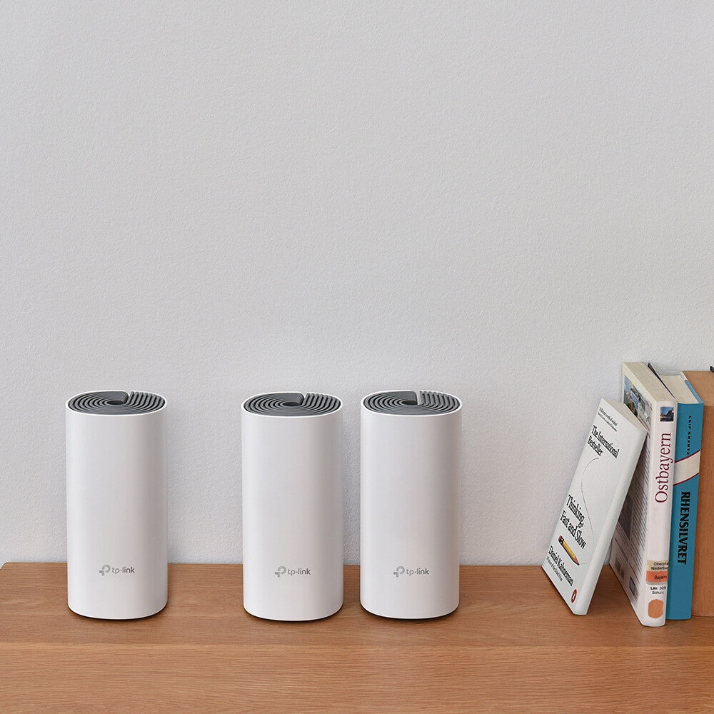 TP-Link Deco E4 (3-pack) Dual-band (2,4 GHz / 5 GHz) Wi-Fi 5 (802.11ac) Hvid, Grå 2 Intern