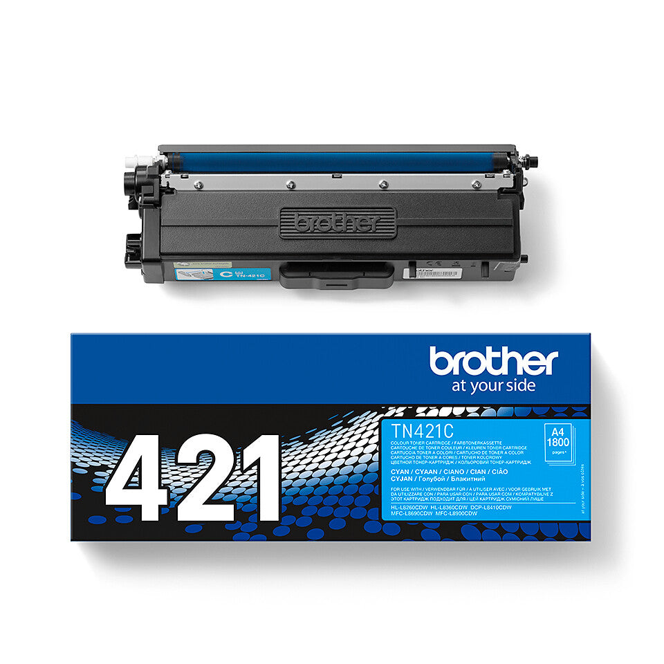 Brother TN-421C tonerpatron 1 stk Original Blå