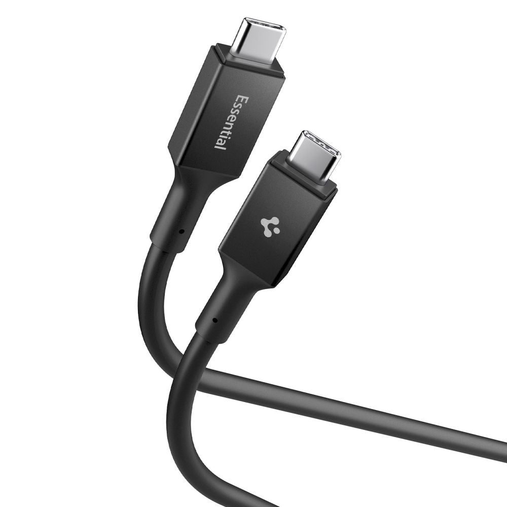 Spigen Eb10020 Cc Essential Usb C Kabel 100 W 200 Cm Sort