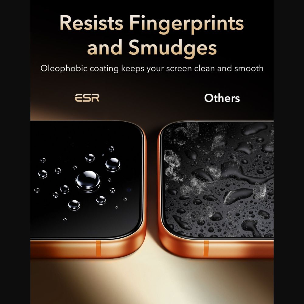 Hærdet Glas Esr Ultrafit Armorite Pro Hærdet Glas Iphone 17 Pro Max / 18 Pro Max Sort