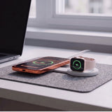 Tech Protect A55 2 I 1 Magnetisk Magsafe Trådløs Oplader 25 W Qi2.2 Hvid