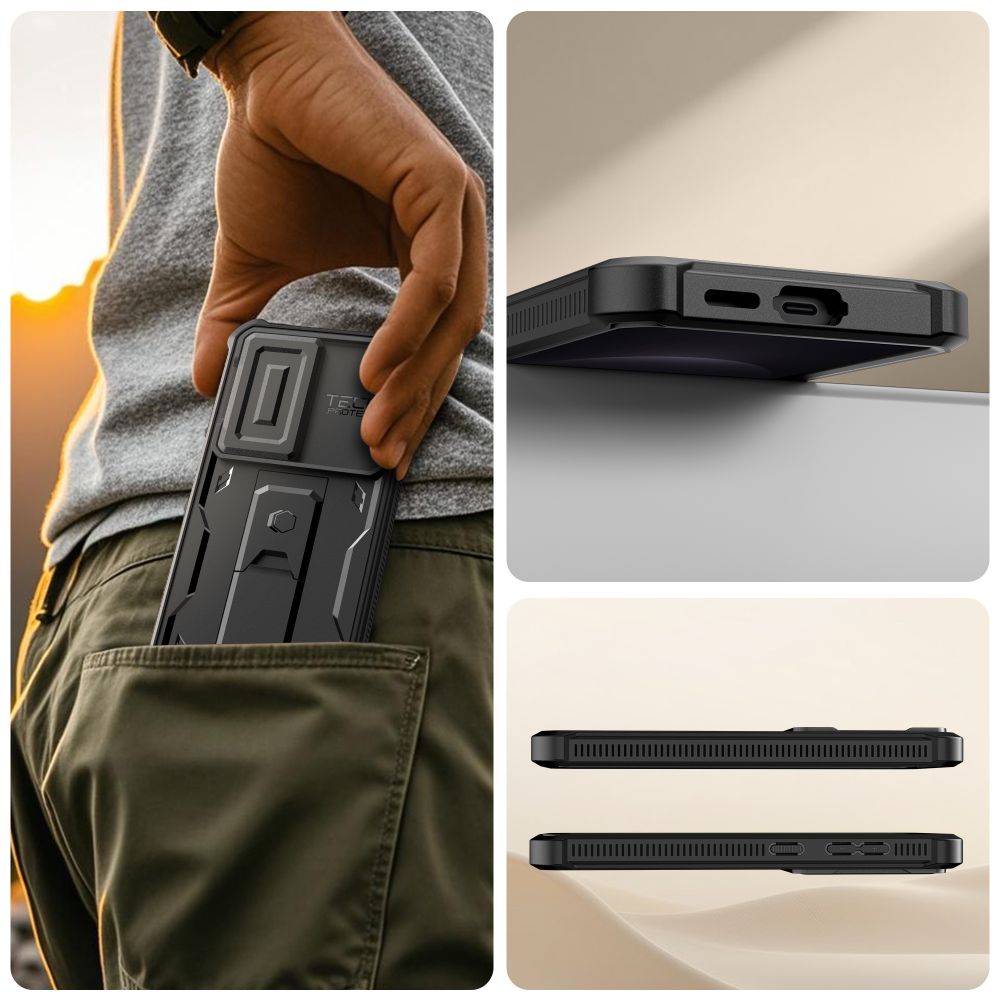 Tech Protect Kevlar Cam+ 2 Sæt Galaxy S26 Sort