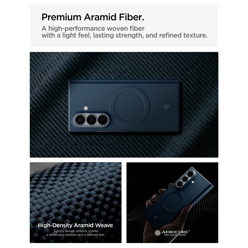 Spigen Airskin Aramid Magsafe Galaxy Z Fold 8 Ultra Navy