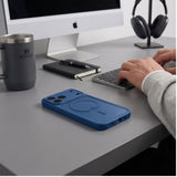 Tech Protect Basicmag Magsafe Iphone 17 Pro / 18 Pro Mat Dyb Blå