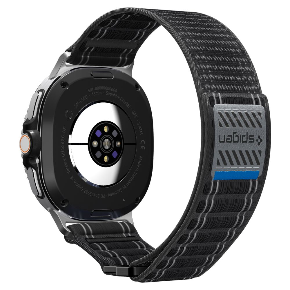 Spigen Wbf0 Band Til Samsung Galaxy Watch 8 / 9 / Classic (40 / 44 / 46 Mm) Sort