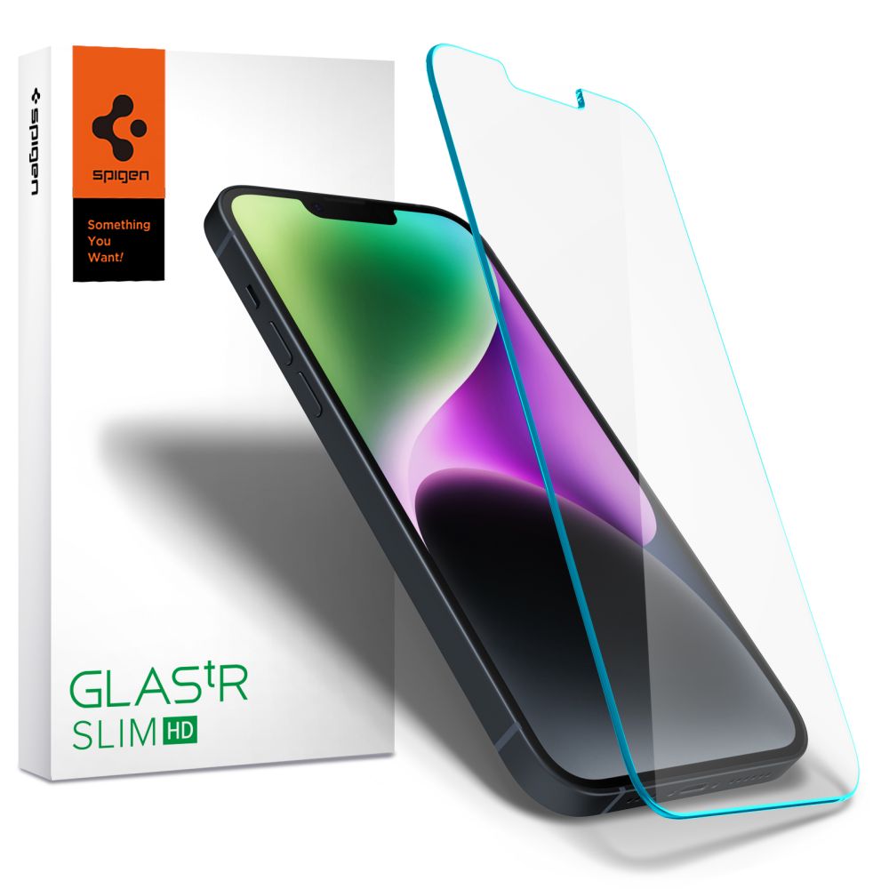 Hærdet Glas Spigen Glas.Tr Slim Iphone 13 / 13 Pro / 14 / 16 E / 17 E Clear