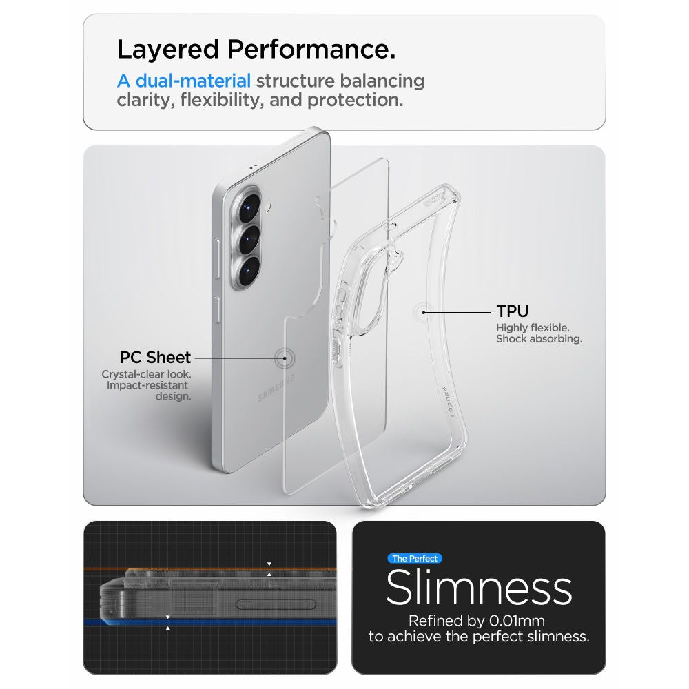 Spigen Ultra Hybrid Galaxy S26+ Plus Crystal Clear