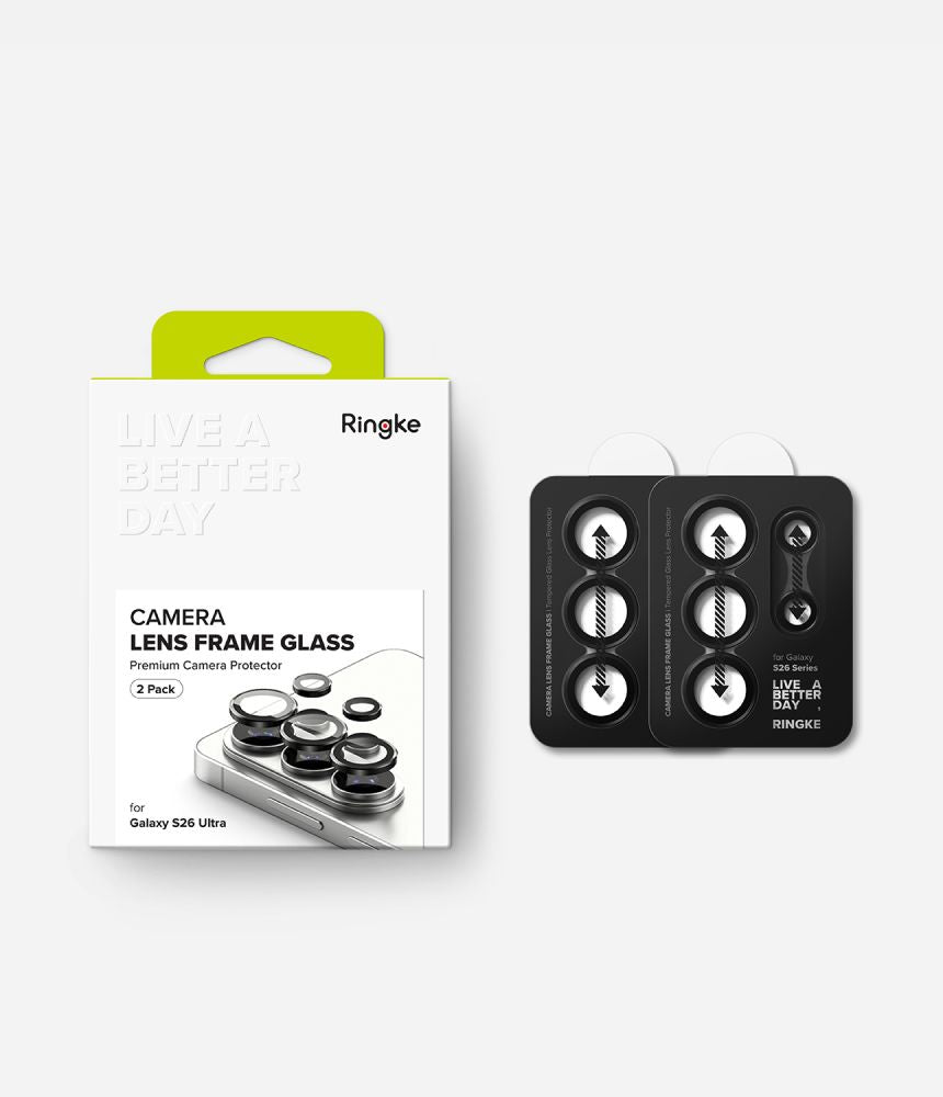 Kamera Beskyttelse Ringke Camera Frame Protector 2 Pack Galaxy S26 Ultra Black