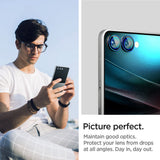 Kamera Beskyttelse Spigen Optik Pro Hd Glas.Tr ”Ez Fit” Camera Protector 2 Pack Galaxy Z Flip 7/8 Sort