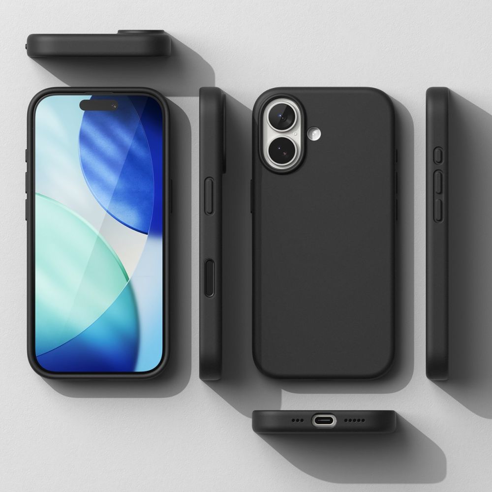 Ringke Silikone Magnetisk Magsafe Iphone 17 Sort