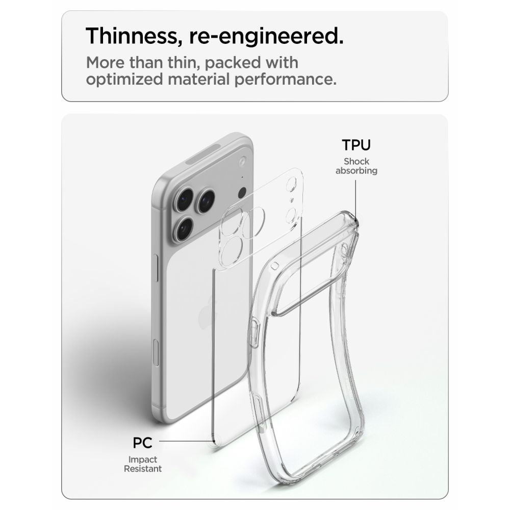 Spigen Ultra Hybrid Iphone 17 Pro / 18 Pro Krystalklar
