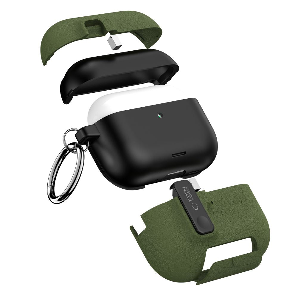 Tech Protect Slim Hook Apple Airpods Pro 3 Olivegrøn