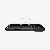 Spigen Ultra Hybrid Magsafe Iphone 17 Pro Max Frost Sort/Orange