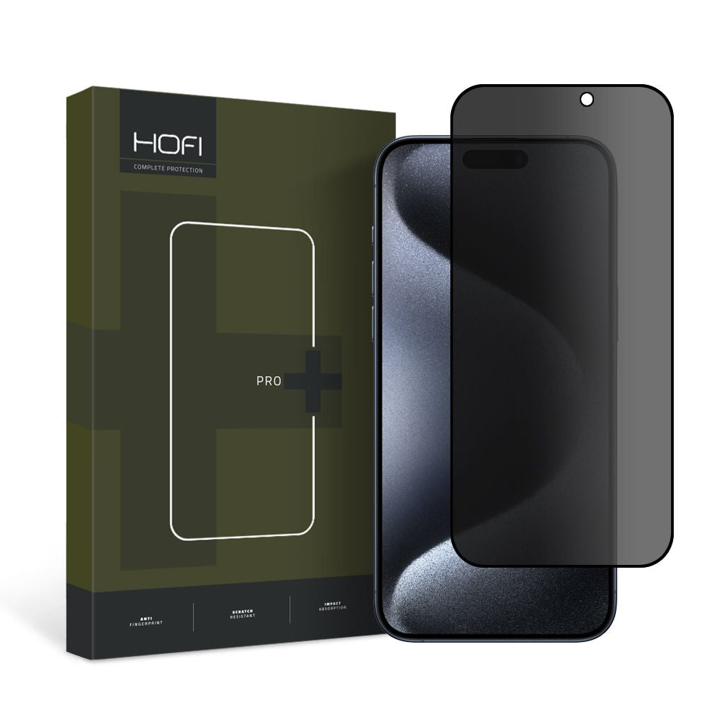Privacyglas Hofi Anti Spy Glass Pro+ Iphone 15 Pro Max Fortrolighed
