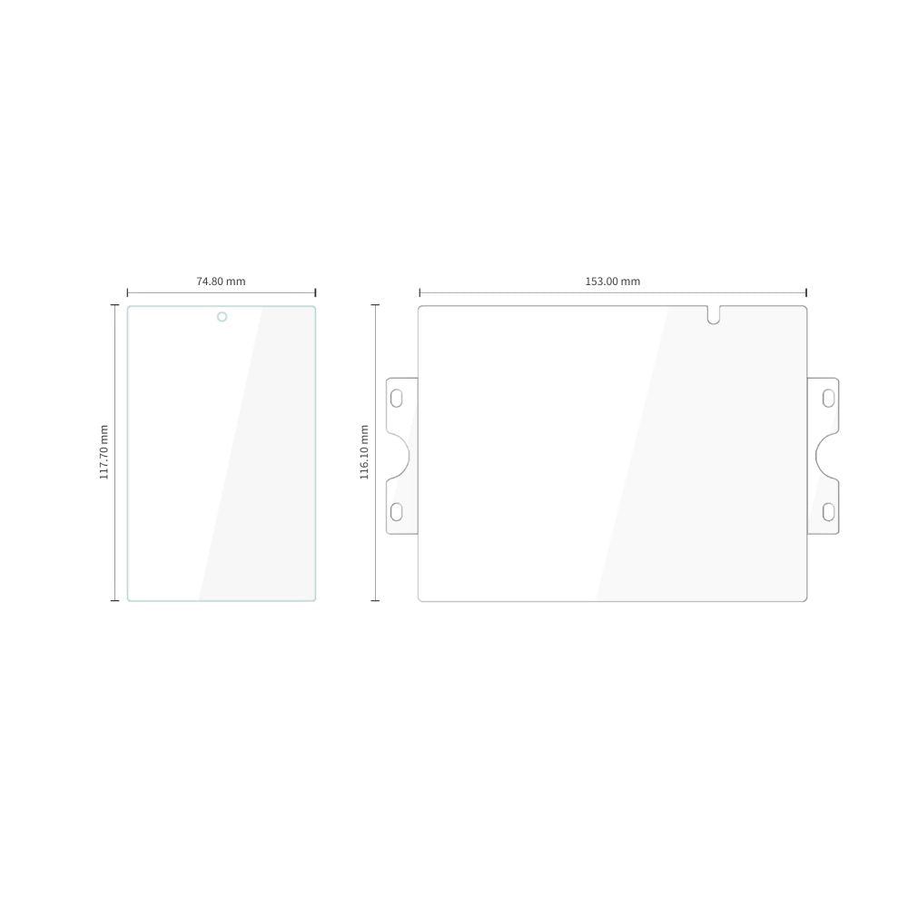 Beskyttelsessæt Tech Protect Easy Set Foil & Glass Fit+ 4 In1 Galaxy Z Fold 8 Clear