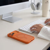 Tech Protect Magmat Magsafe Cc Iphone 17 Pro Max / 18 Pro Max Matte Cosmic Orange